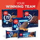 Fiber One 70 Calorie Brownies, Chocolate Chip Cookie, Snack Bars, 6 ct (Pack of 8)