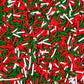 Christmas Sprinkles for Cake Decorating, 3.52oz Red Green Sprinkles, Edible Jimmies Sprinkles for Cupcake Toppers Baking Cookie 