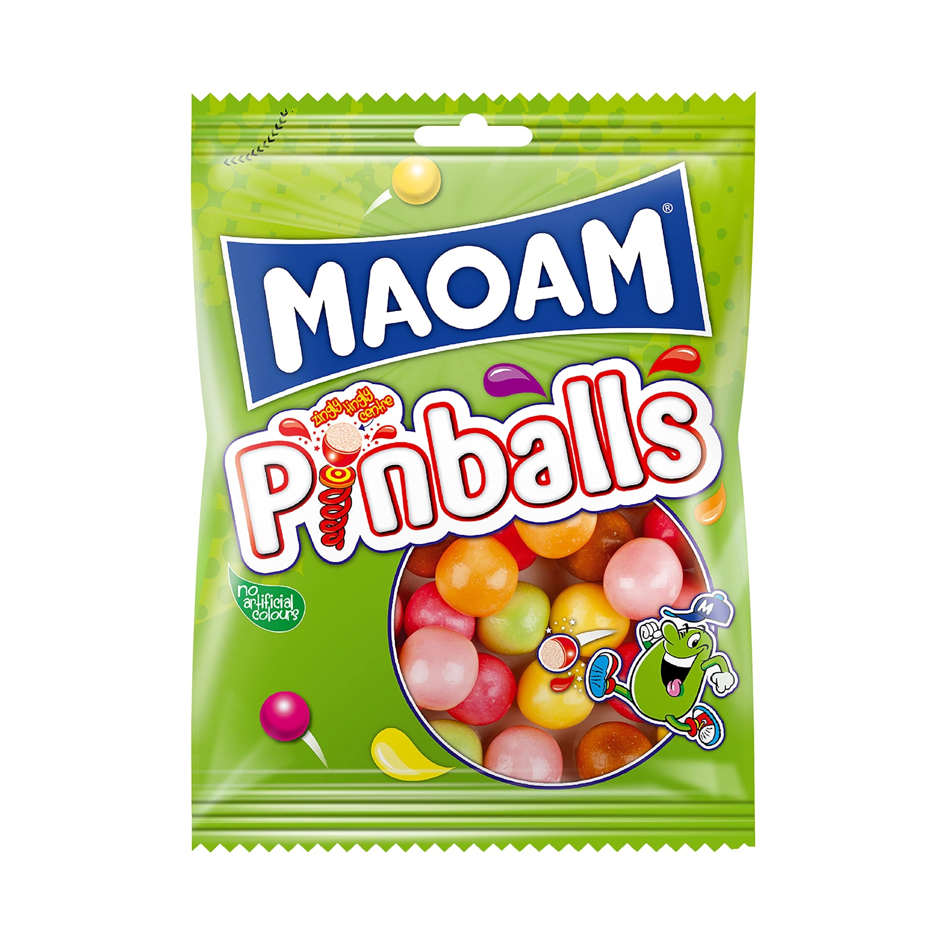 Haribo Candy | Haribo Maoam Pinballs (28X 70Gr | Pack Of 28 | Haribo Gummies | Haribo Sweets | 69 Oz | 1960 Gr