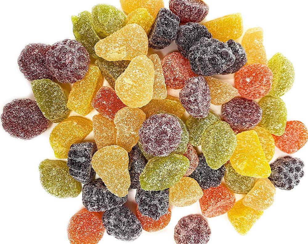 SweetGourmet English Fruit Pastilles | No Artificial Colors & Flavors | 3 Pounds