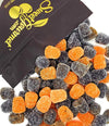 SweetGourmet Fall Flavors Spice Drops, Black and Orange Sugared Jelly Gumdrops Candy, 2-Pound Bag