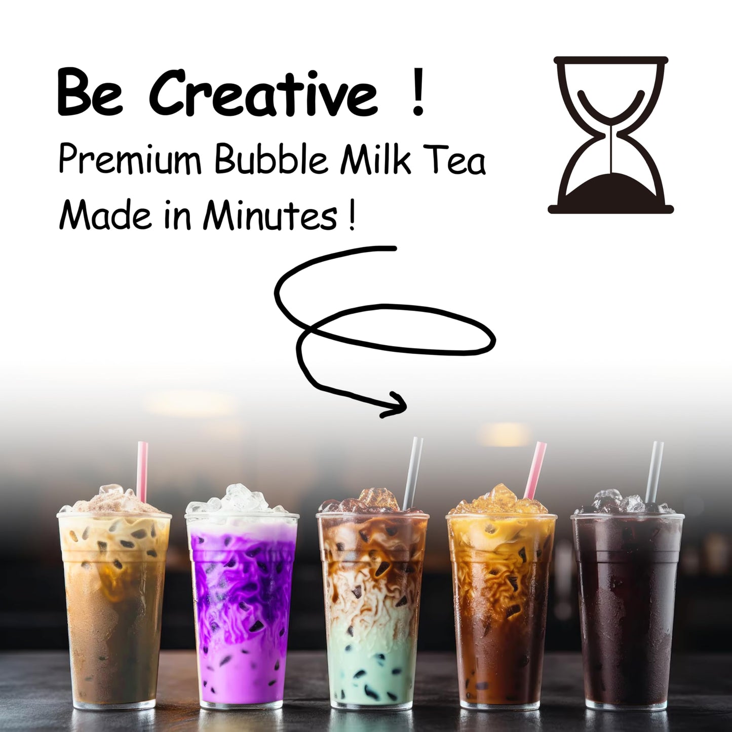 Boba Moo X Premium Boba Tea Kit Combo (Classic & Taro) - Only 5,000 Kits Yearly, Small Batch Bubble Tea Kit With Boba Tapioca Pe