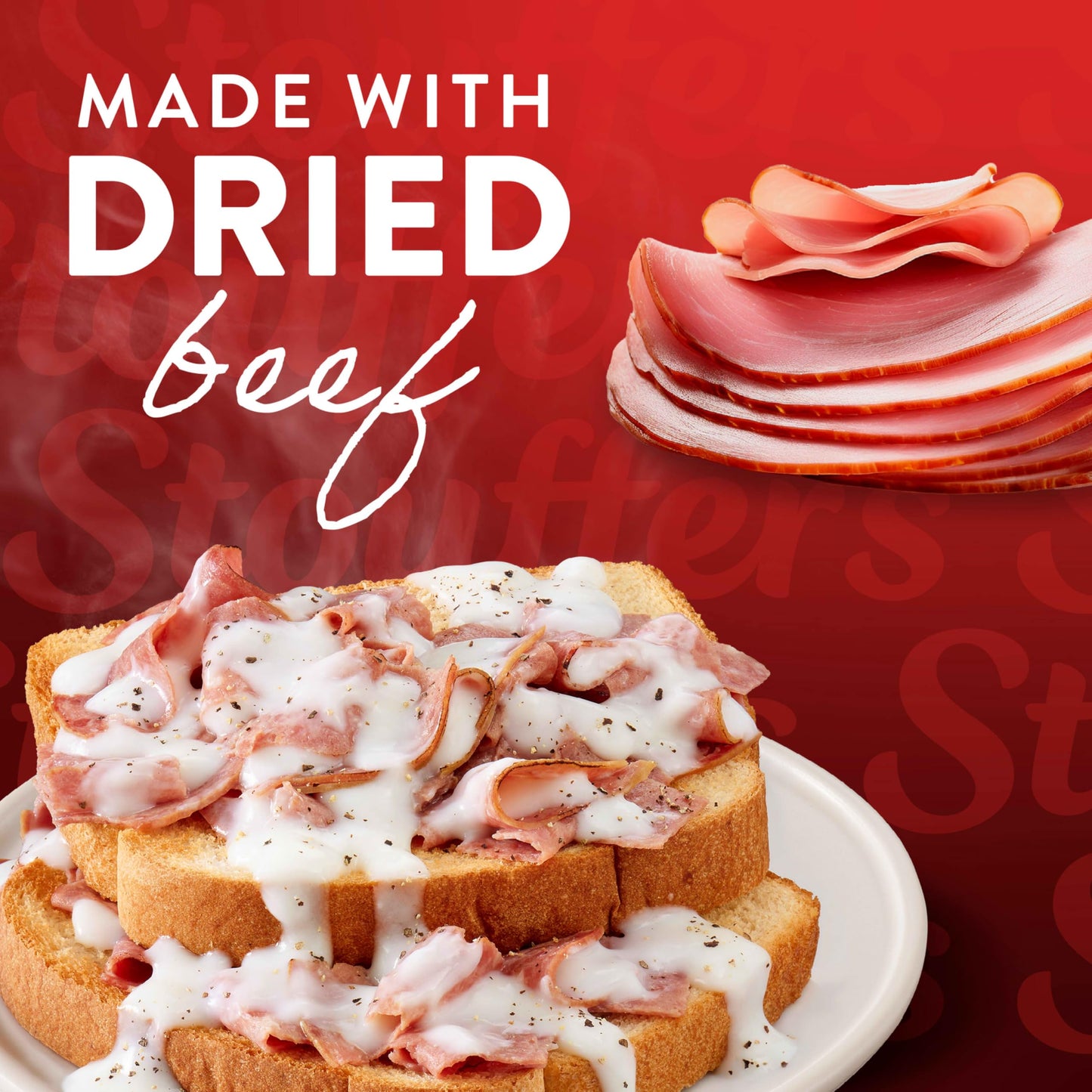 Stouffers Creamed Chipped Beef, Frozen Meal,10018