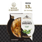 Brunswick Gourmet Brisling Sardines in Extra Virgin Olive Oil with Jalapeño, 4.23 oz Can (Pack of 12), Gluten-Free, Keto Friendly