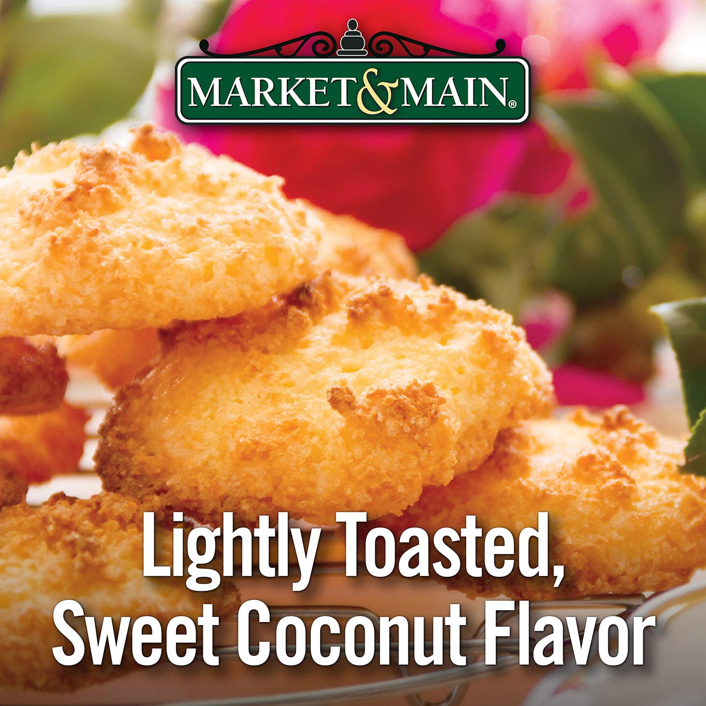 Market & Main OneCup Coconut Macaroon Coffee Pods, Compatible with Keurig, 12 Count, Brown