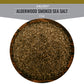SaltWorks Artisan Salt Alderwood Smoked Sea Salt, Fine Grain, 16 Ounce Pouch, Medium to Dark Brown Crystals