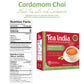 Tea India Premium Red Box Cardamom Chai Tea Flavorful Blend Of Premium Black Tea, Cardamom & Natural Ingredients Traditional Ind
