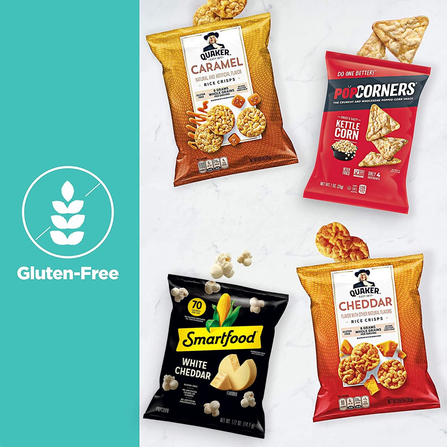Frito Lay Popped and Crisps Mix Variety Pack, (Pack of 40)