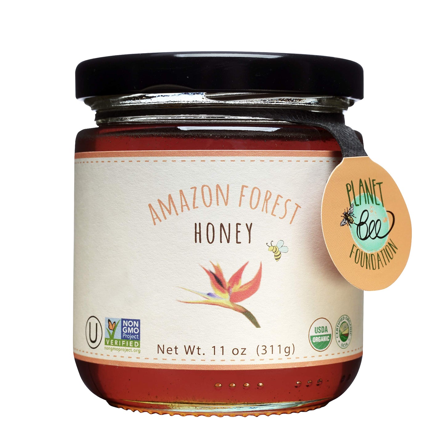 Greenbow Organic Amazon Forest Honey, 11oz, Pack of 1