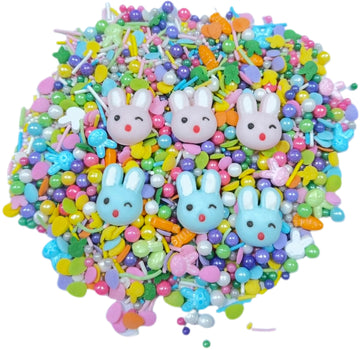 Gevog 1 Bottle Rabit Sprinkles Sprinkles Easter Cake Decorations And Cupcake Topper Decorations Birthday Party Baking Cupcake Co