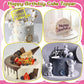 40 Pcs Happy Birthday Cake Toppers Mirror Acrylic Cake Topper Side Cake Decorations Cake Inserts Cake Decorating Supplies Cupcak