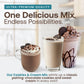Dr. Smoothie Café Essentials Cookies & Cream Frappe Mix - Caffeine-Free, No Artificial Colors or Flavors, 3.5 lb Bag