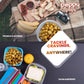 Peppy Pops | PACK OF 6, Magical Masala Roasted Foxnuts 2 oz (57 gm) - Crunchy Makhana Snack, Vegan Gluten Free Protein Snack Pac