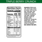 Bear Naked Triple Berry Fit Granola - Non-GMO, Kosher, Vegan - 12 Oz