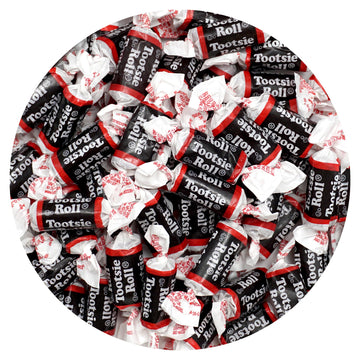 Tootsie Roll Midgees, 1lb Bulk Bag (Approx. 70 Pieces), Mini Chewy Candy, Individually Wrapped Bulk Candy, Chocolate Candy, The 