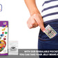 Jelly Belly Fruit Bowl Mix Flavor Jelly Bean- 9.8Oz Bag With R.U.S. Candy Pocket Size Travel Bag + 3 R.U.S. Candy Cards (Fruit B