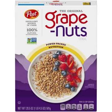 Post, Breakfast Cereal, Grapes Nut, 20.5 Oz