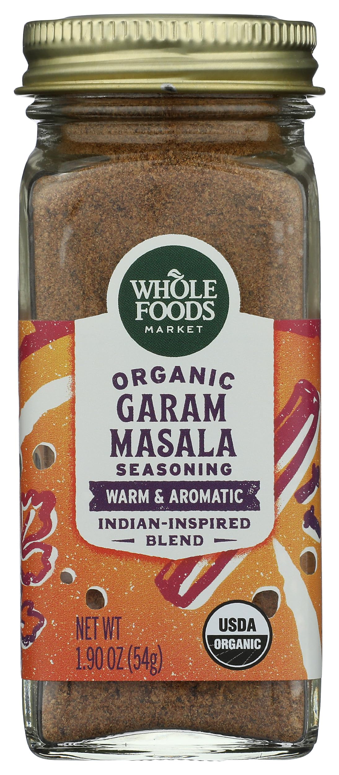 Whole Foods Market  Organic Garam Masala Spice Blend  1.9 Ounce