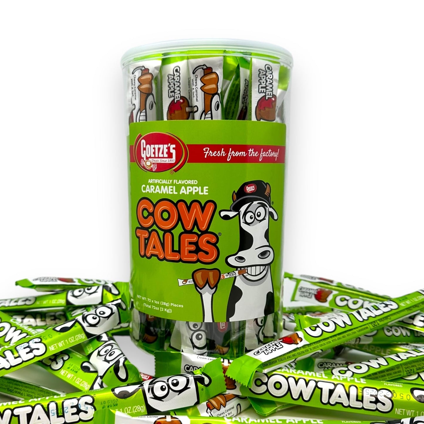 Goetze'S Caramel Cow Tales, Apple, 36 Count