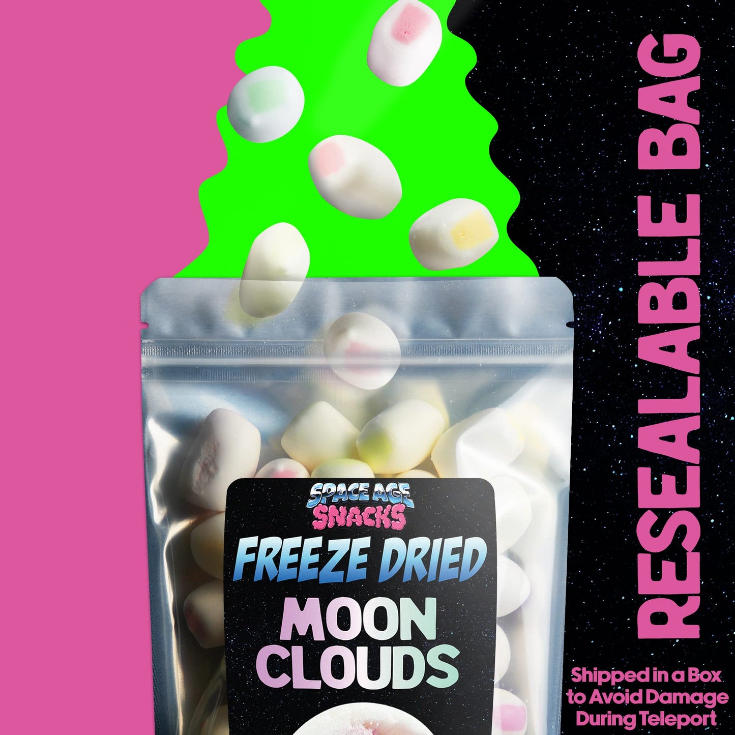 Space Age Snacks Premium Freeze Dried Hi Chews Candy - 8 Ounce Box, Perfect for All Ages