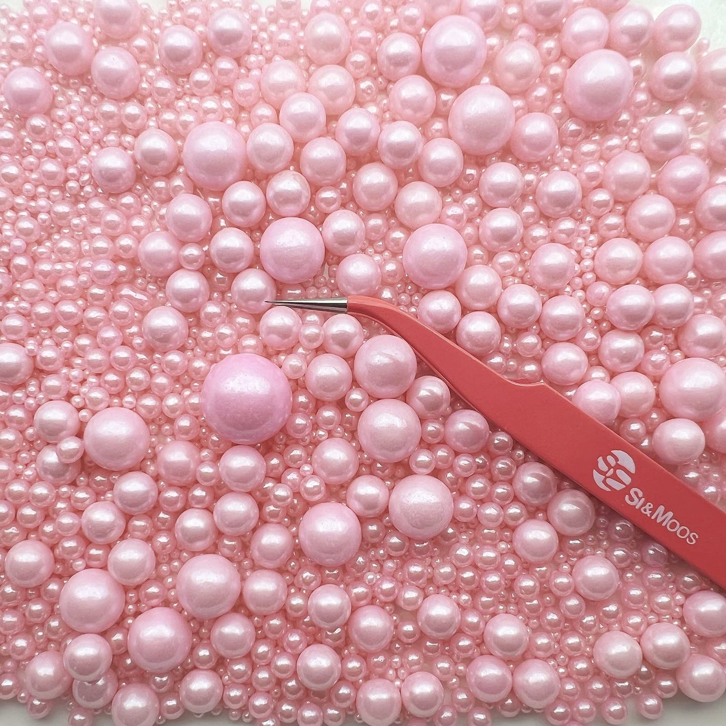 Se Si&Moos Pink Edible Pearls For Cake Decorating Pink Sugar Pearls Pink Pearl Sprinkles For Cake Decorating Pink Sprinkles Pink