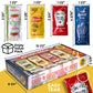 Shop Square Grab-n-Go Condiment Packs - 200 Single Serve Pouches: Ketchup, Mustard, Relish, Mayo - Perfect for Picnics and BBQs