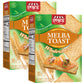 SNACKTERY Whole Wheat Melba Toast Crackers - All Natural, Thin & Crispy - 7 Oz (Pack of 2)