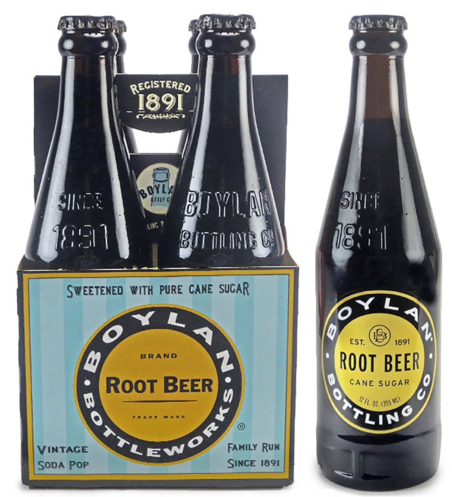 Boylan Soda  Root malt-inspired  12 Fl Oz  12Count