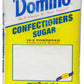 Domino Pure Cane Confectioners Sugar, 10-X Powdered Sugar, 7 lb Bag, 112 Ounce, Ideal for Baking and Cooking