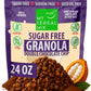 MyCerealMix Sugar Free Granola Double Chocolate Chip - Vegan, Gluten Free Breakfast Cereal - No Artificial Sweeteners - Naturall