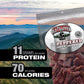 Old Trapper Beef Jerky, Peppered, 8 Ounce Pack, 11g Protein, Zero Fat, Spicy Meat Snack