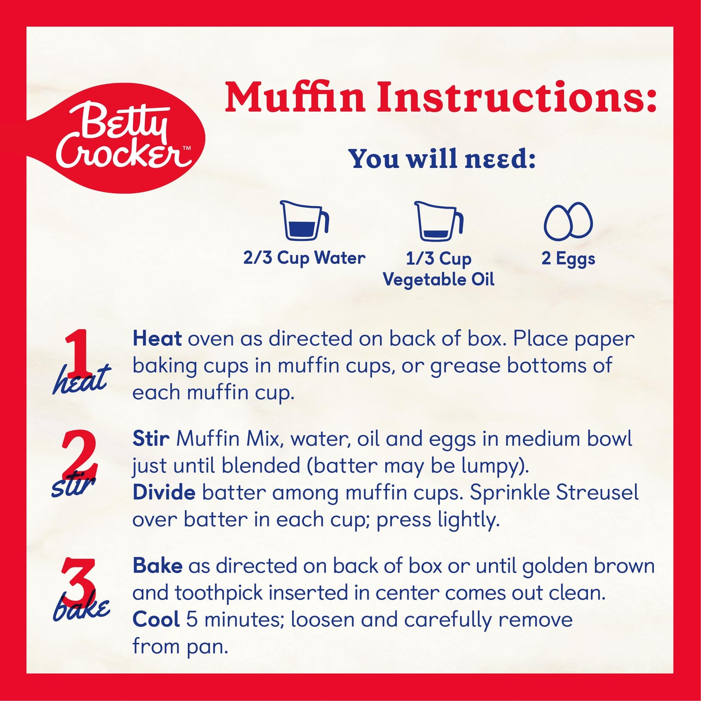 Betty Crocker Cinnamon Streusel Muffin And Quick Bread Mix, 13.9 Oz. (Pack Of 12)