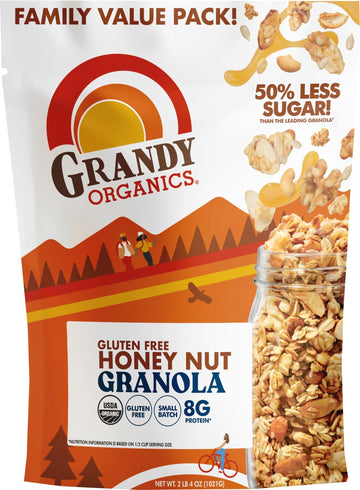 Grandyoats Granola Gluten-Free Honey Nut - Case of 4 - 36 OZ(D0102HX2U9W.)