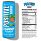 POSITIVE ENERGY Positive Energy Drink - Crankin' Colada, Zero Sugar & Calories, 12oz Cans (Pack of 12), Hydrating Electrolytes, Immunity Support