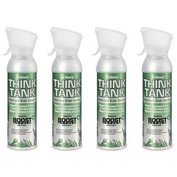 Boost Oxygen 5 Liter Think Tank Natural Portable Pure Canned Oxygen For Sports, Outdoor Recreation, Altitude, And Travel, Organi