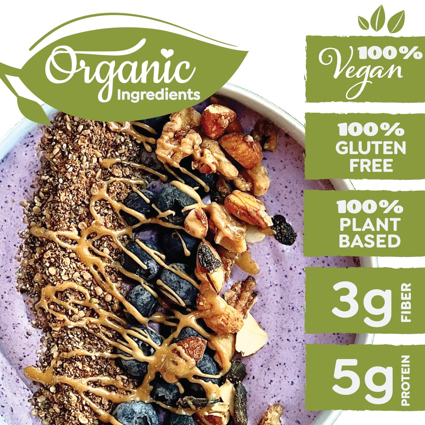 Witzi'S Grain Free Granola, Original, 5Oz (Pack Of 3), Made With Almonds, Apples & Cinnamon, Vegan, Keto, Gluten Free, Healthy S