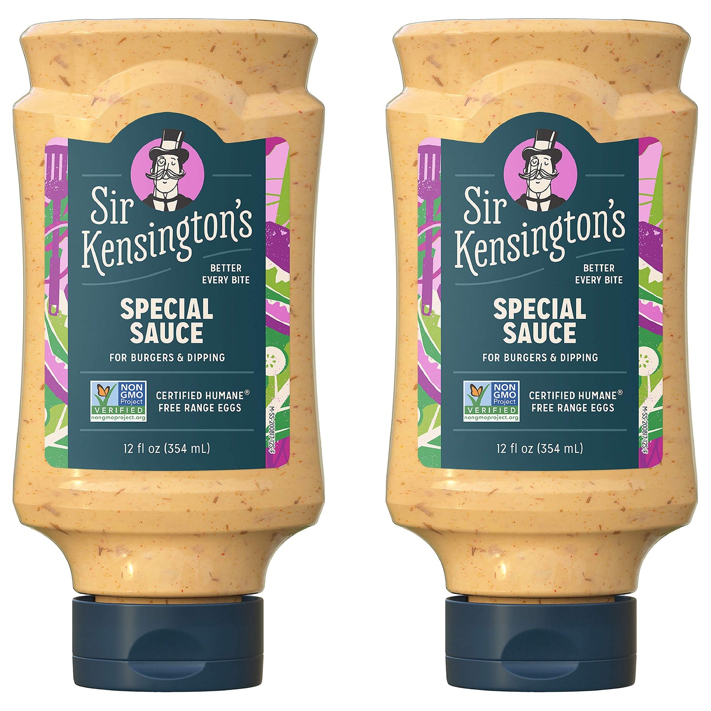 Sir Kensington'S Mayonnaise Special Sauce 2 Count Gluten Free Non- Gmo Project Verified Shelf-Stable 12 Oz
