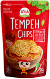 Woh Tempeh Chips Fermented Soy Bean Sweet Chili (Pack of 2)