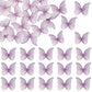 Ephlyn 48Pcs Edible Butterfly Cupcake Toppers Cute 3D Butterfly Cake Picks For Butterfly Theme Baby Shower Bridal Shower Boys Gi