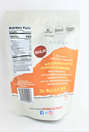Bhuja Snacks - Crunchy Seasoned Peas - Case of 6 - 7 oz.