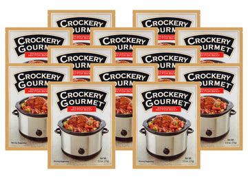 Crockery Gourmet Seasoning Mix For Beef, 2.5-Ounce Packets (Pack Of 12)
