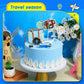 24 Pcs Travel Cake Topper Decorations Let The Adventure Begin Travel Theme Cupcake Toppers Mini Suitcase Airplane Cameras Miniat