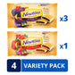 Newtons Soft & Chewy Cookies Variety Pack, Newtons Fig Cookies And Strawberry Cookies, 4 Packs