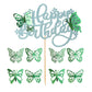 25Pcs Butterfly Cake Toppers 3D Butterfly Cupcake Topper For Girls Women'S Happy Birthday Cake Topper Birthday Cake Decorations