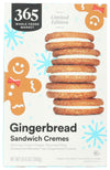 365 by Whole Foods Market Gingerbread Cookie with Cream Cheese Filling, 10.6 OZ