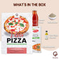 GUSTA Pizza Meal Kit - Gourmet Italian Food - Serves 5 - Authentic 00 Italian Flour - 5 Piece Set