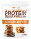 PEScience Protein Pancake & Waffle Mix, 15g Protein, Homestyle Buttermilk, 26.7 Ounce