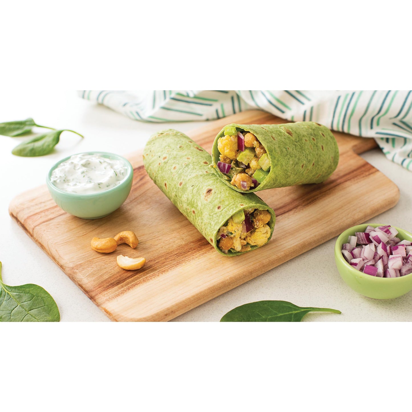Mission Gluten Free Spinach Herb Tortilla Wraps, 6 Count, Trans Fat Free