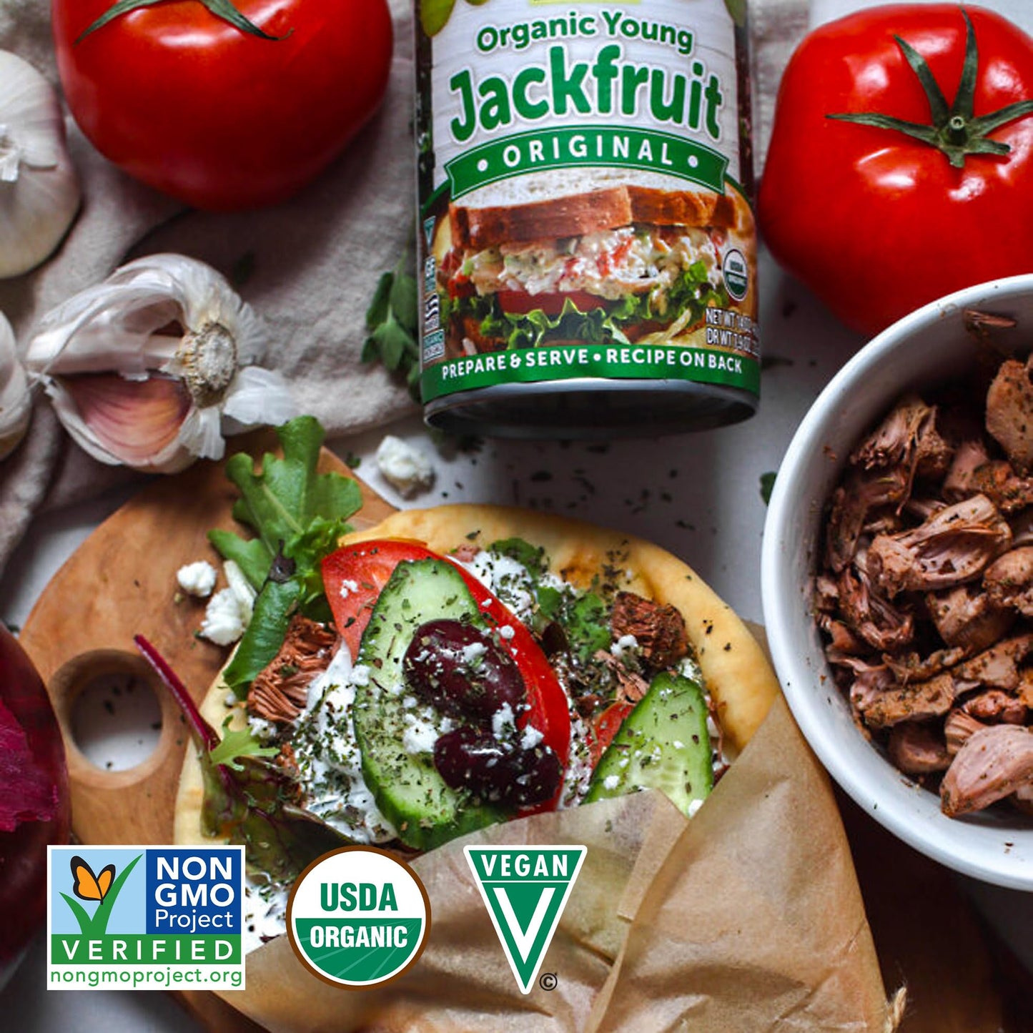 Native Forest Organic Young Jackfruit - Organic Canned Jackfruit, Jackfruit Canned, Jackfruit Organic, Vegan Meat Substitute - 1