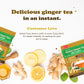 Pocas Honey Ginger Instant Tea Powder, Mint Flavor, Real Ginger Extract & Honey, Caffeine-Free Tea, 20 Packets